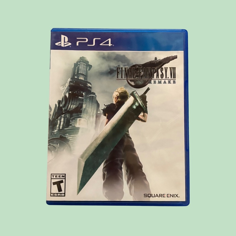 Final Fantasy VII Remake PS4 PlayStation 4 Square Enix 2-Disc Set FF7 Remake